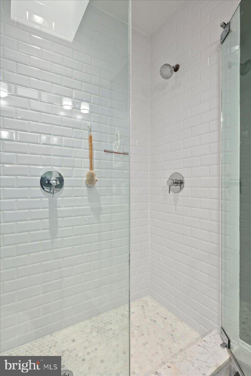 5814 5th Street Northwest Washington, DC 20011 - Photo 26 of 53 Large walk-in shower with skylight