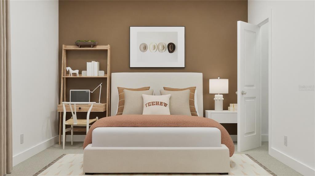 2934 Good Vibes Way Clermont, FL 34714 - Photo 8 of 33 a bed sitting in a bedroom next to a window