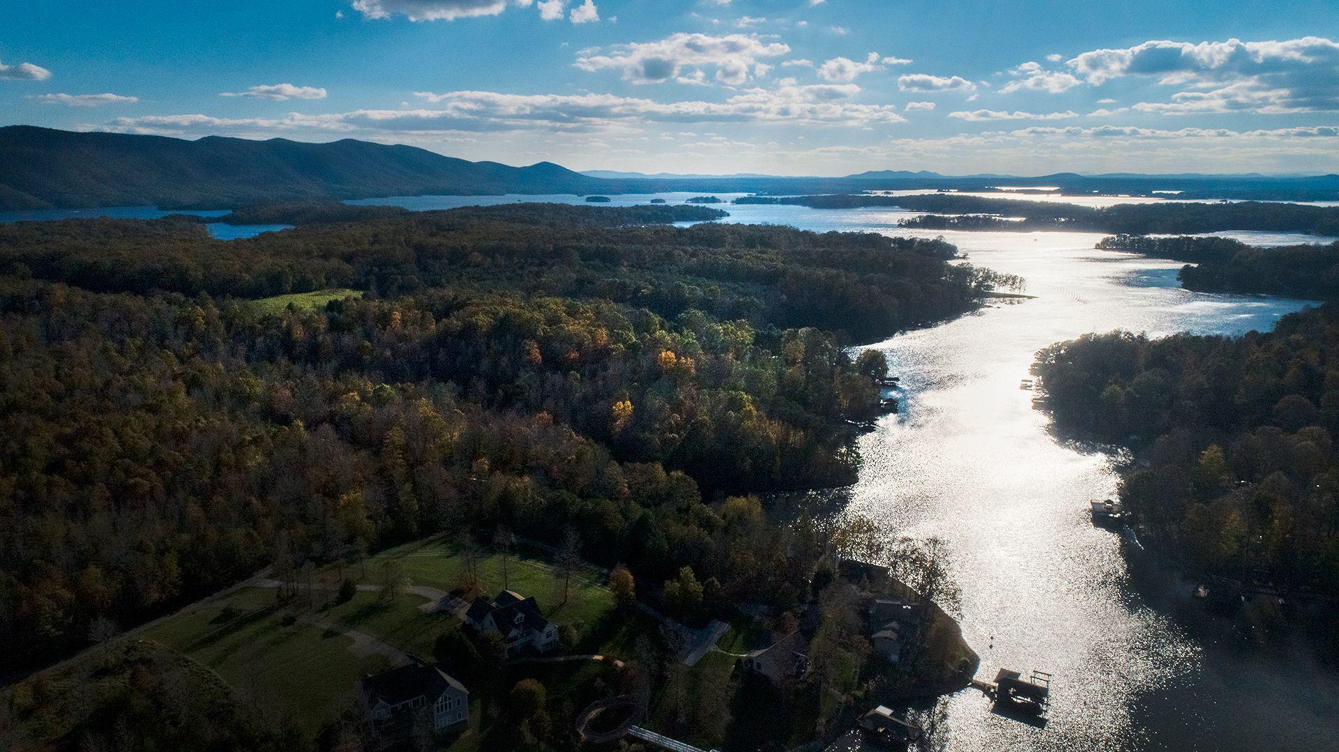 Lot 2 Trading Post Road Huddleston, VA 24104 - Photo 20 of 24 Aerial view of Smith Mountain Lake