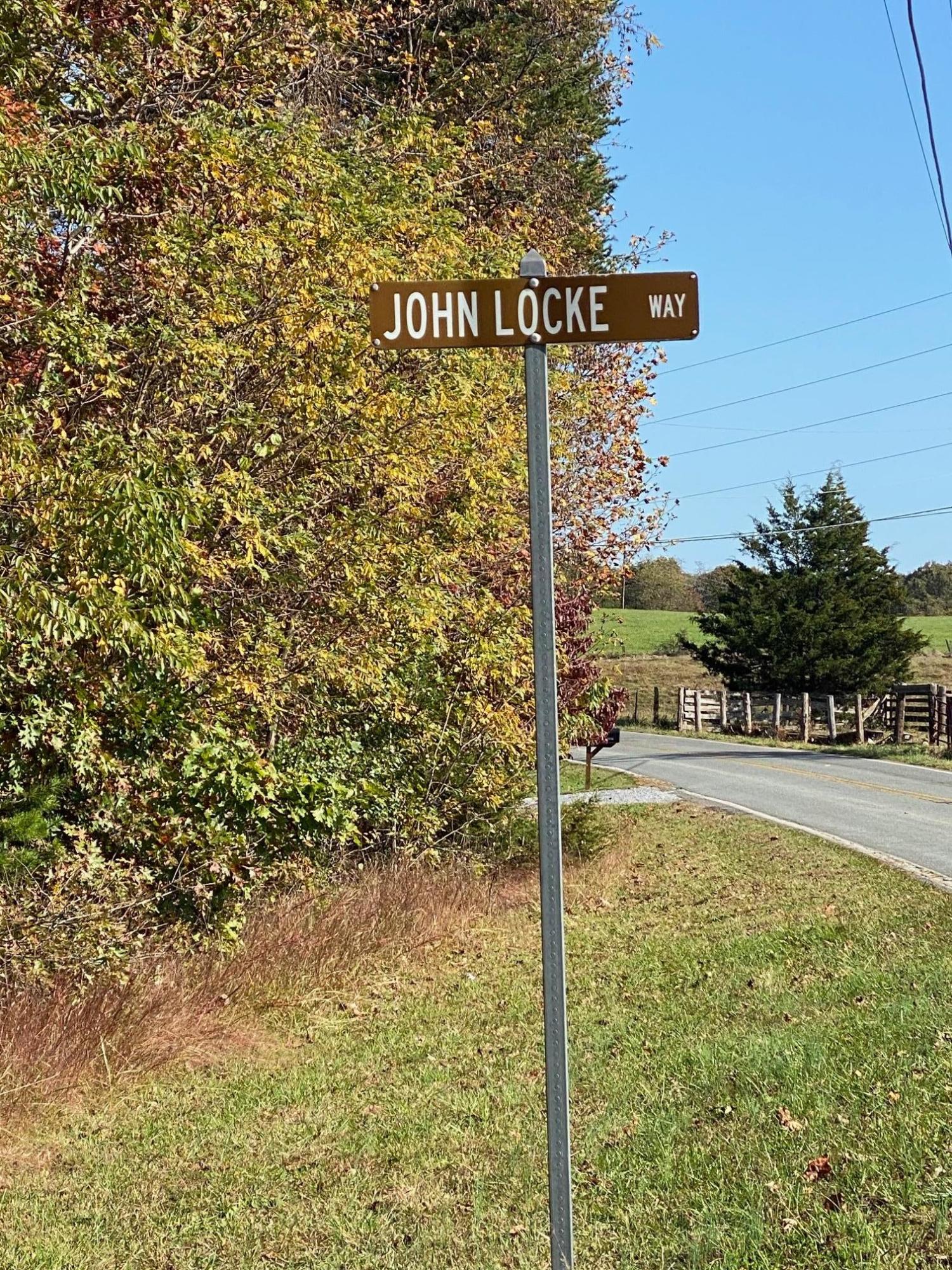 Lot 2 Trading Post Road Huddleston, VA 24104 - Photo 6 of 24 John Locke Way Road Sign