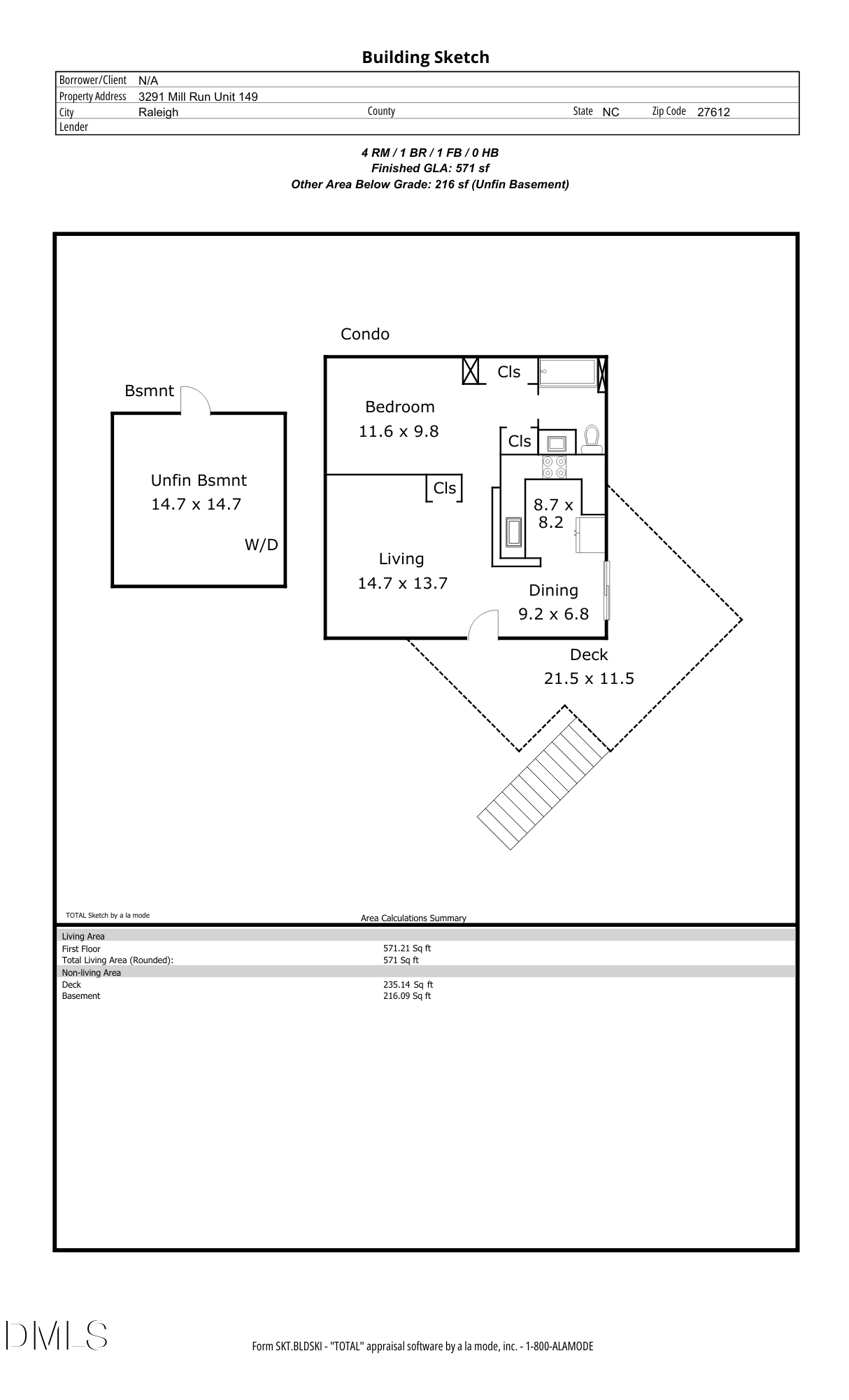 3291 Mill Run, Unit 149 Raleigh, NC 27612 - Photo 13 of 13 Gallery Image 13