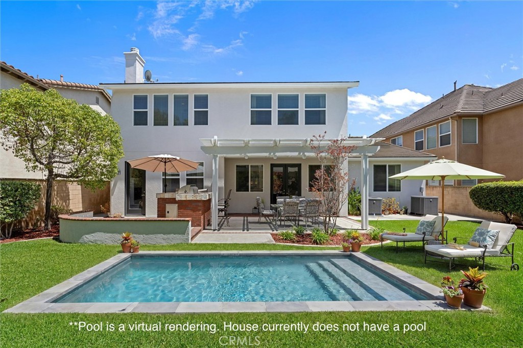 2472 Highwood Road Orange, CA 92867 - Photo 4 of 70 Pool is a digital rendering/virtual staging. It does not currently exist on the property