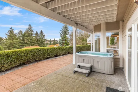 a outdoor space with patio the couches and pool