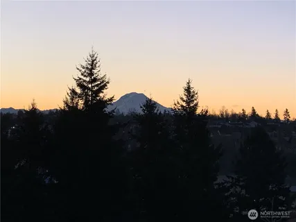 a view of a black and white sky