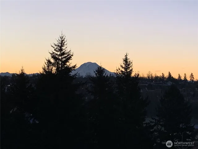 a view of a black and white sky