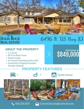 $849,000 | 6496 Hwy 83n Leakey Tx 78873, Leakey, TX 78873