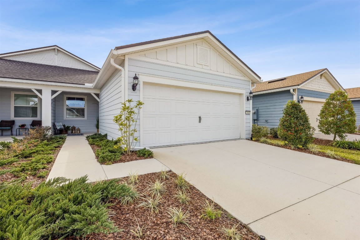 a view of a house with a outdoor space