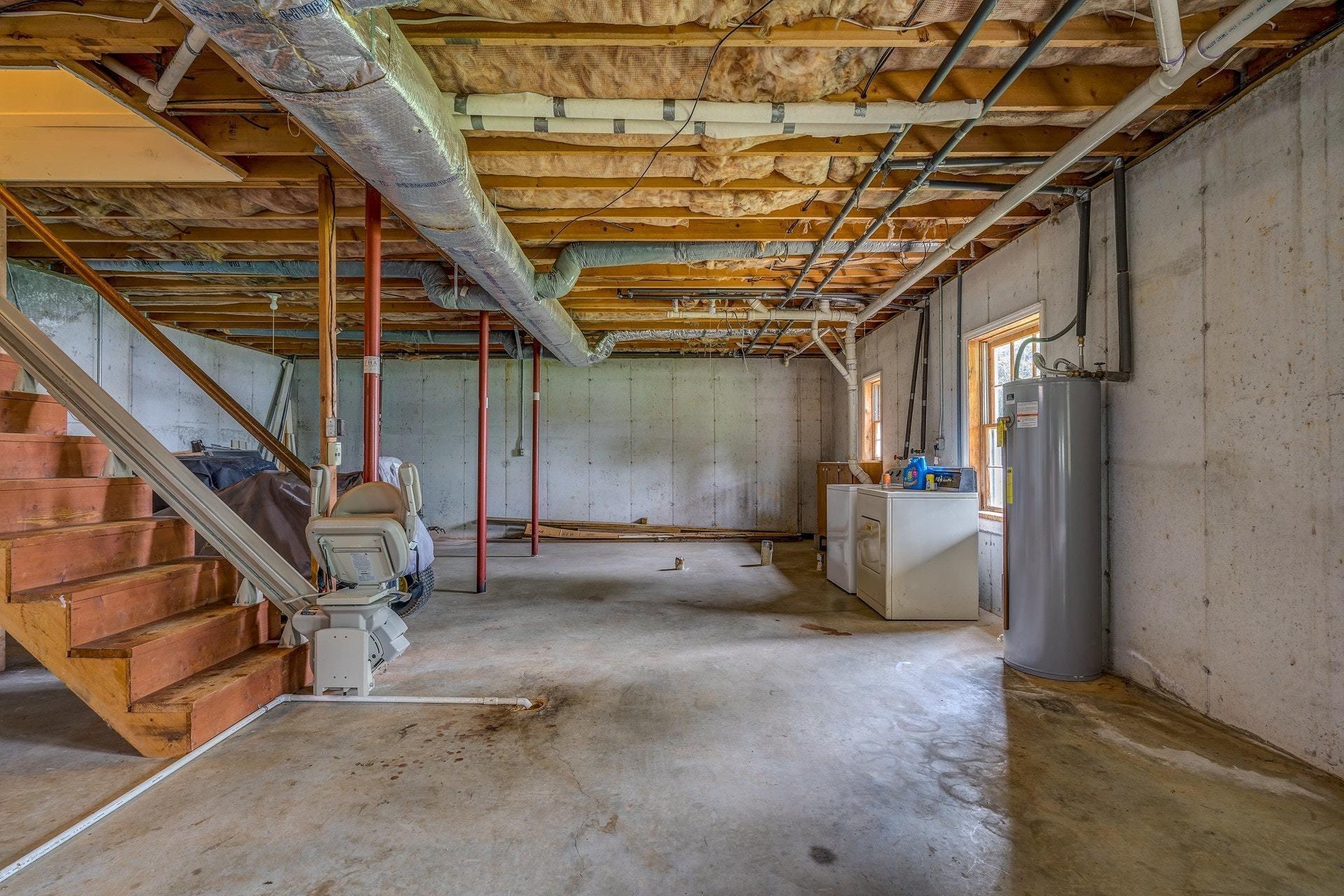 1047 Highland Lake Road Union Hall, VA 24176 - Photo 31 of 39 a view of an empty room with wooden walls