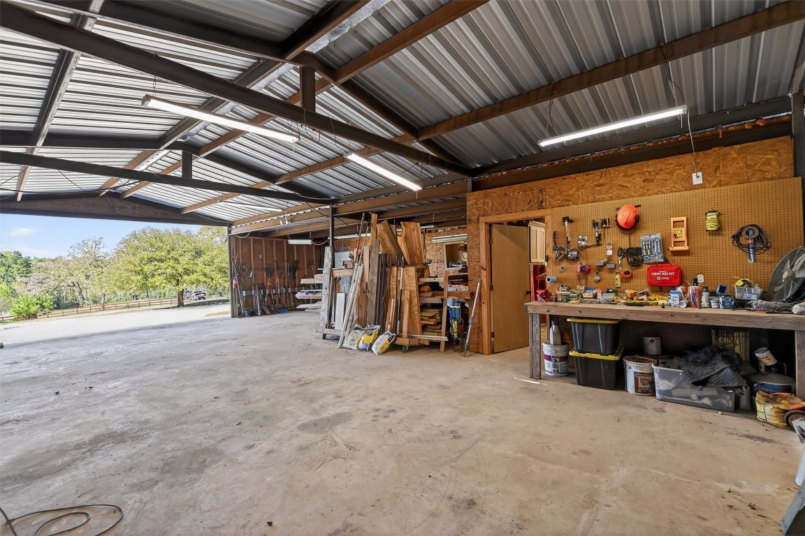 299 North Ghost Branch Road Trinity, TX 75862 - Photo 28 of 48 Lots of separate storage, tack room.