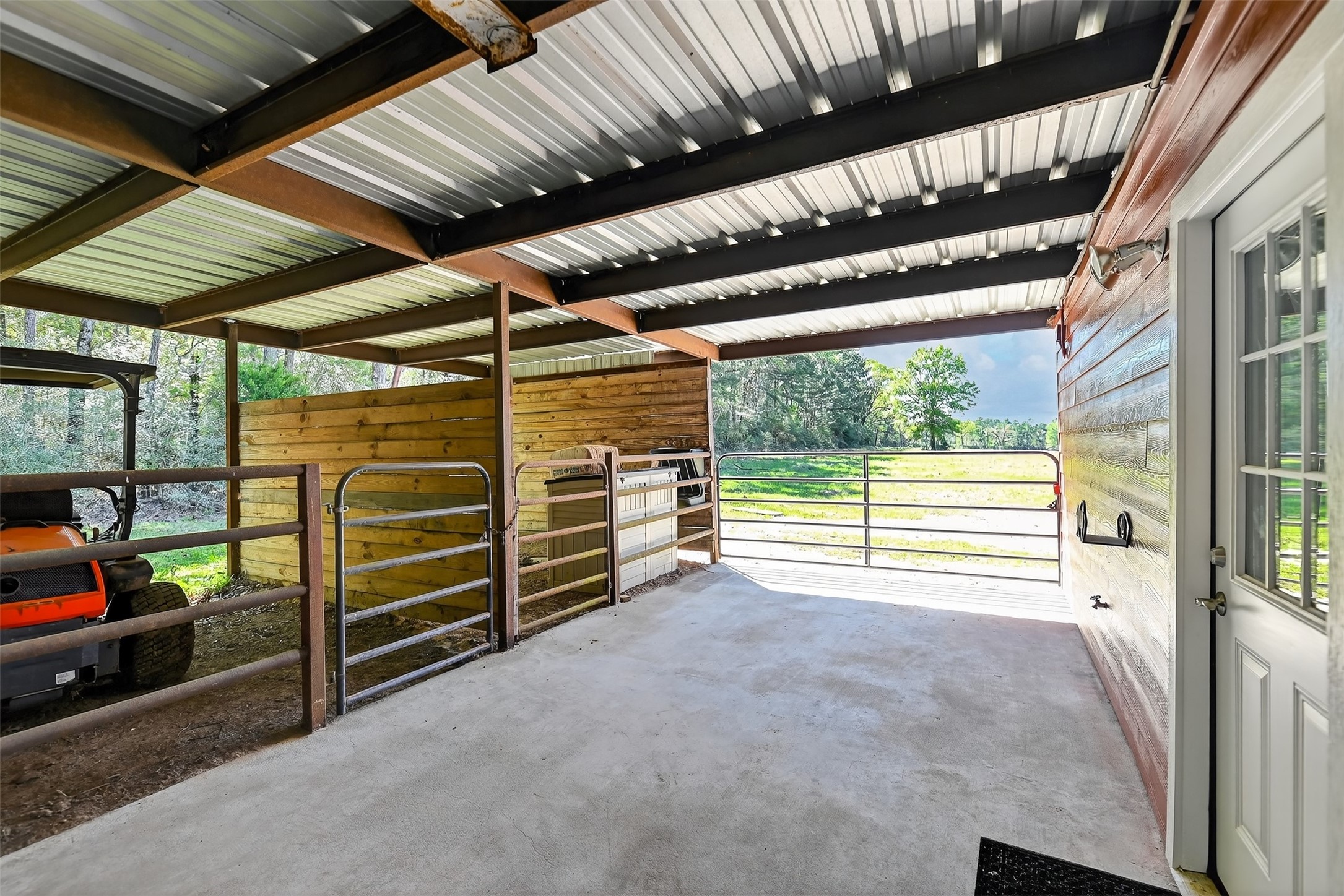299 North Ghost Branch Road Trinity, TX 75862 - Photo 29 of 48 Two 12x12 horse stalls.