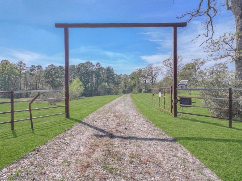 299 North Ghost Branch Road Trinity, TX 75862 - Photo 42 of 48 Entrance wired for electronic gate.