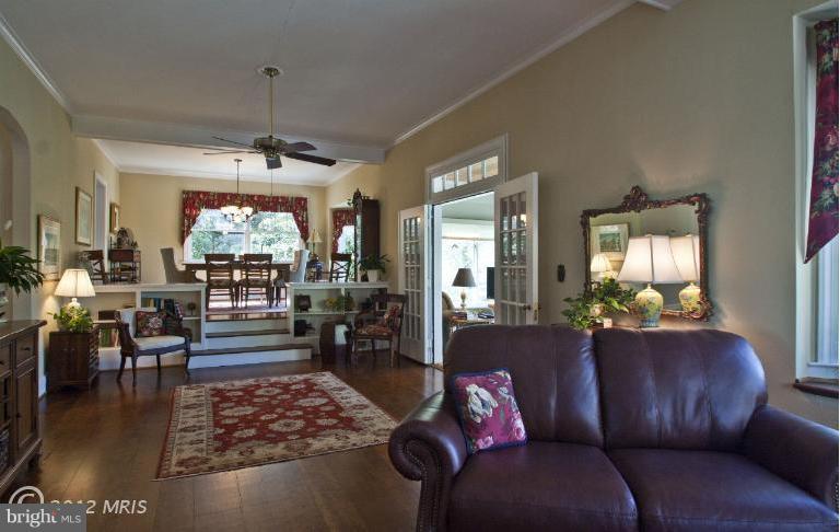 Huge Room w/ striking stone Fireplace