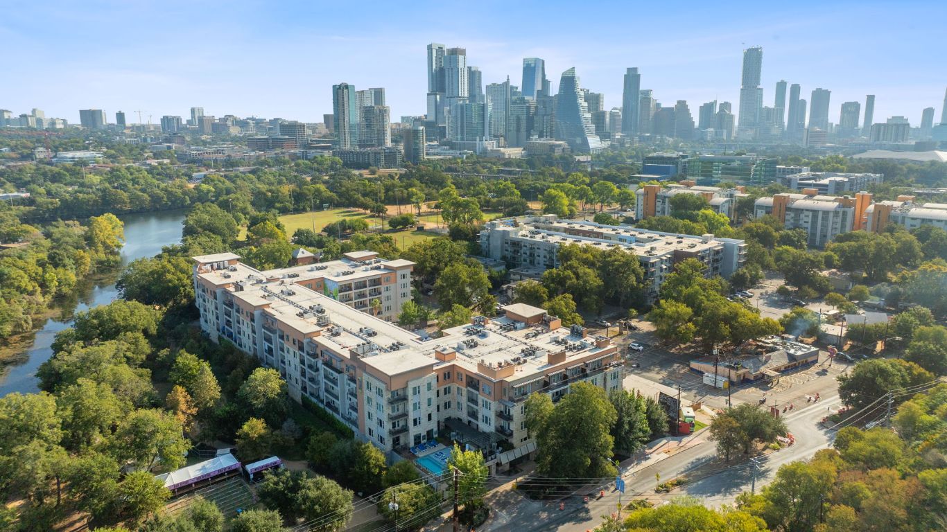 1900 Barton Springs Road, Unit 2019 Austin, TX 78704 - Photo 18 of 30 a view of a city with tall buildings