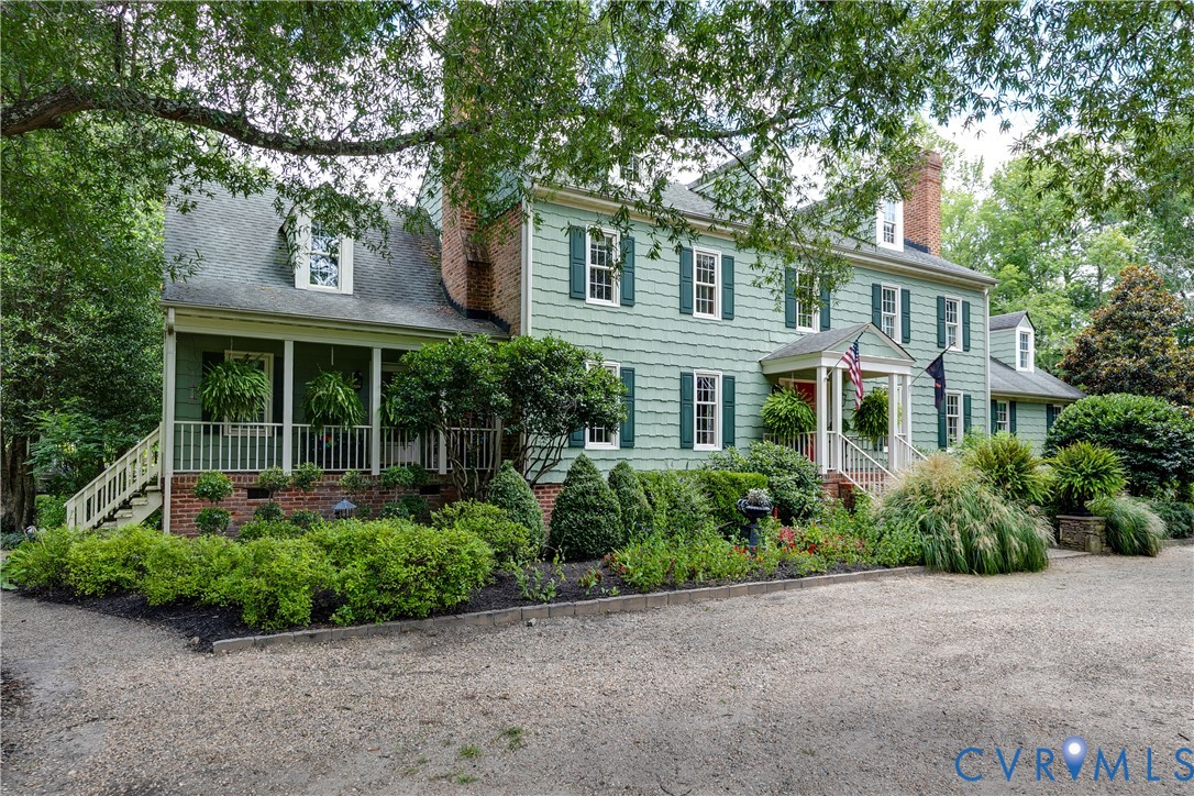 12778 Mt Hermon Road Ashland, VA 23005 - Photo 2 of 50 front view of a house with a garden