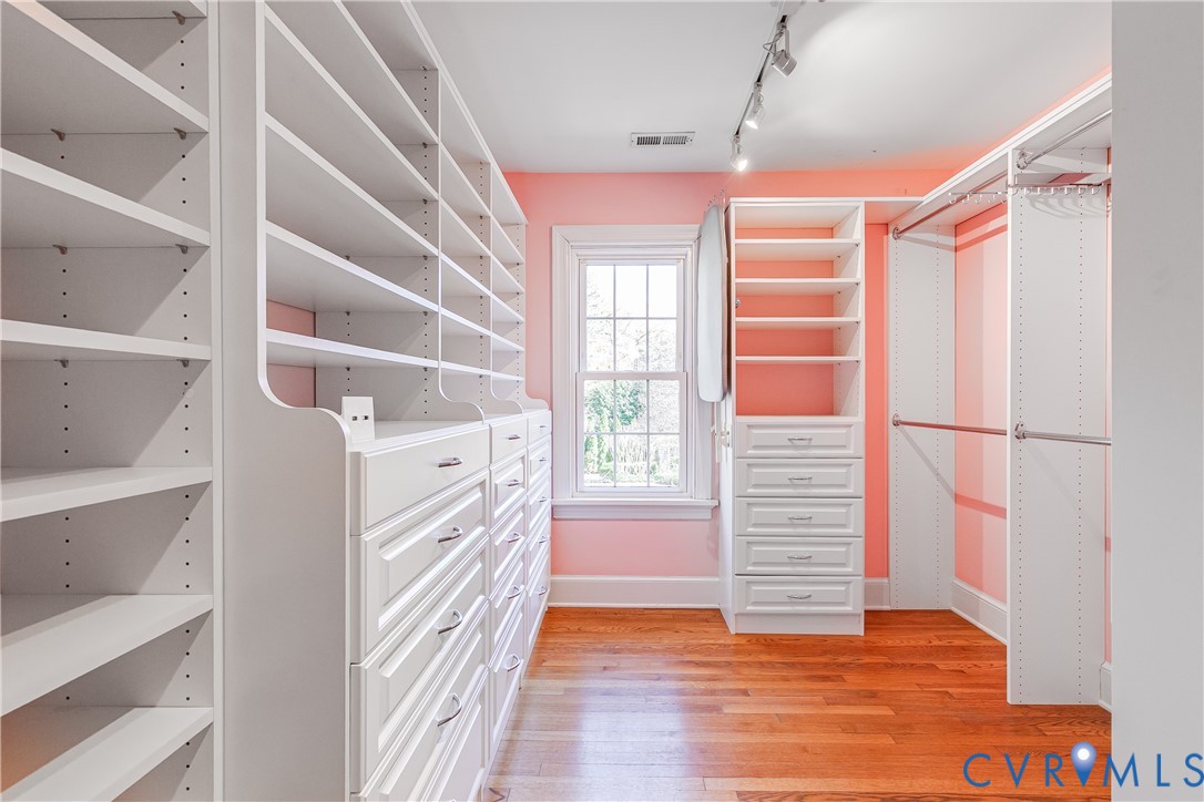 12778 Mt Hermon Road Ashland, VA 23005 - Photo 40 of 50 a view of walk in closet with empty racks