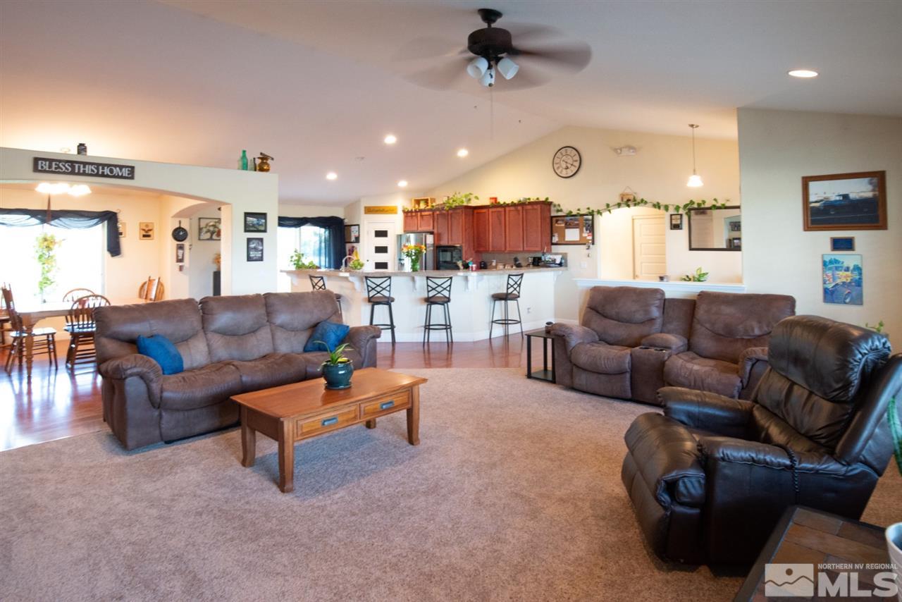4767 Rancheria Road Fallon, NV 89406 - Photo 11 of 25 a living room with furniture and a view of kitchen