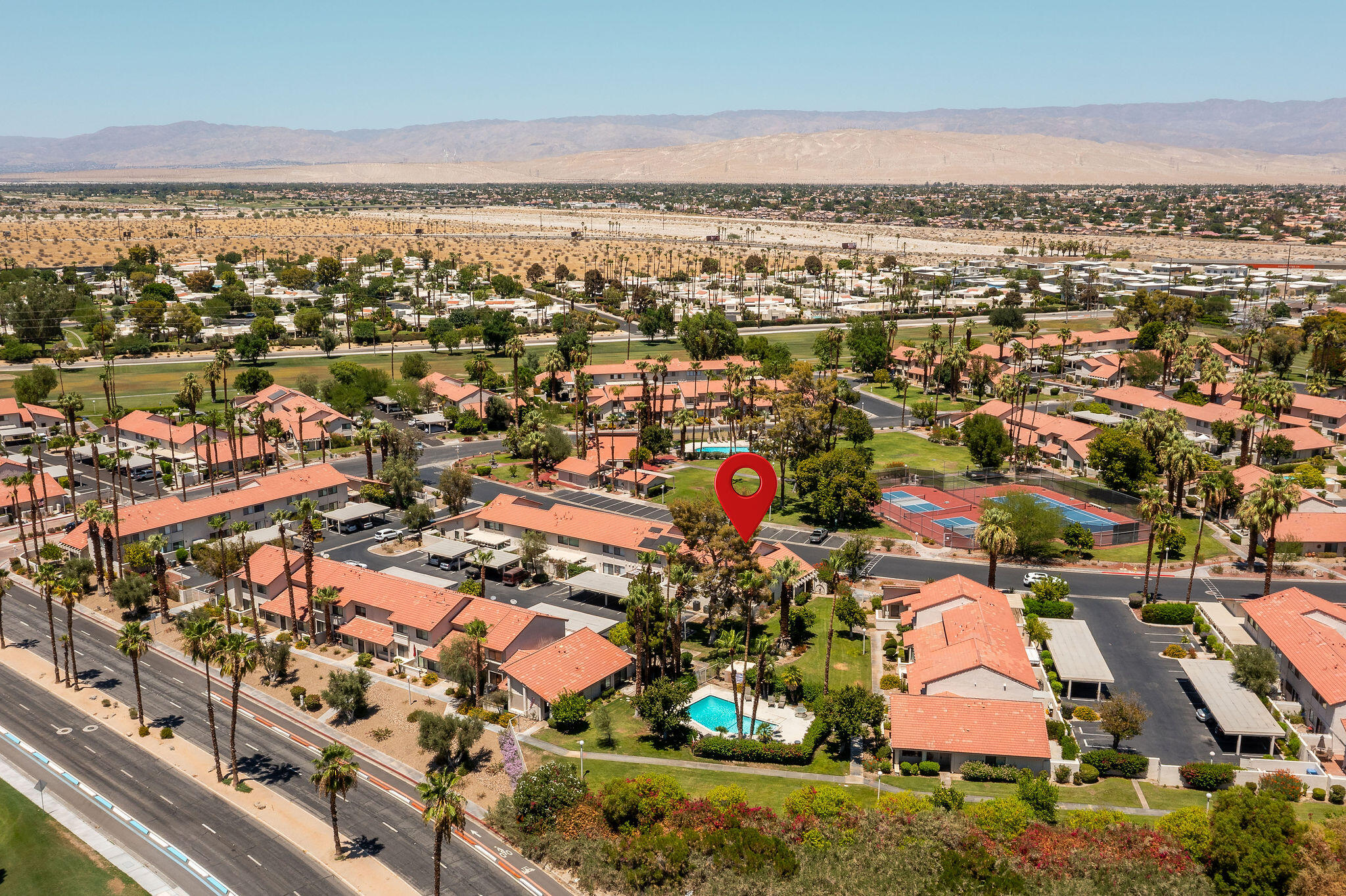 6025 Arroyo Road, Unit 8 Palm Springs, CA 92264 - Photo 47 of 50 Aerial