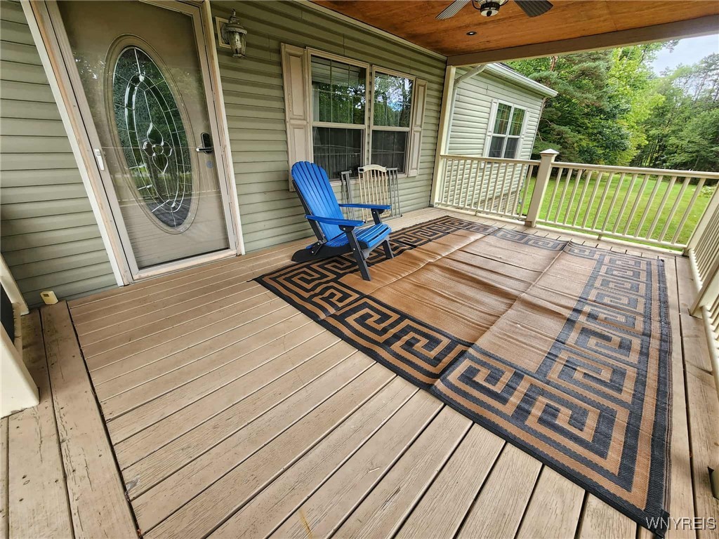1774 Happy Hollow Road Portville, NY 14760 - Photo 31 of 48 Front Porch - Double-wide