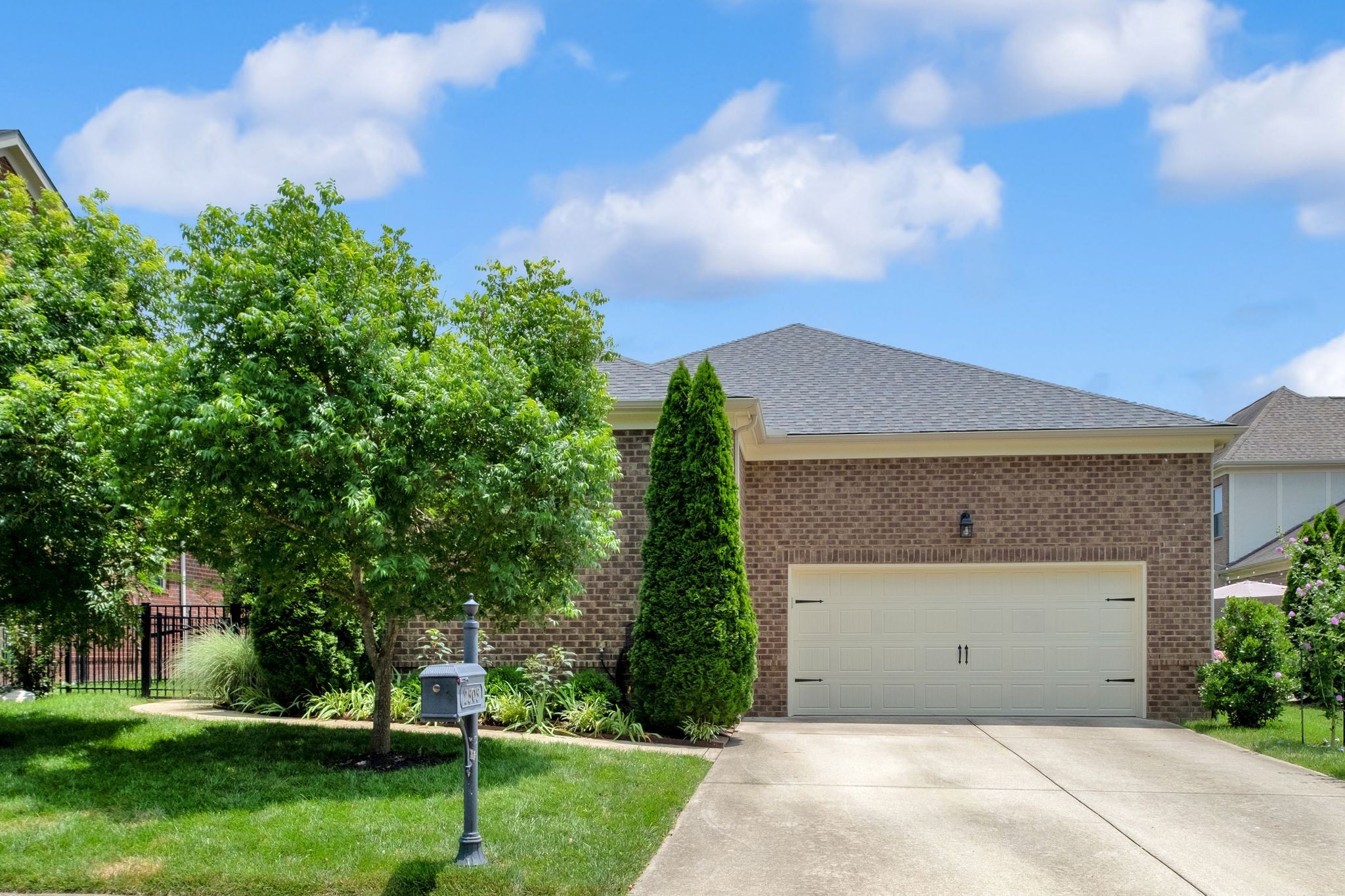 2505 Upper Hollow Road Thompson's Station, TN 37179 - Photo 44 of 52 a front view of a house with a yard