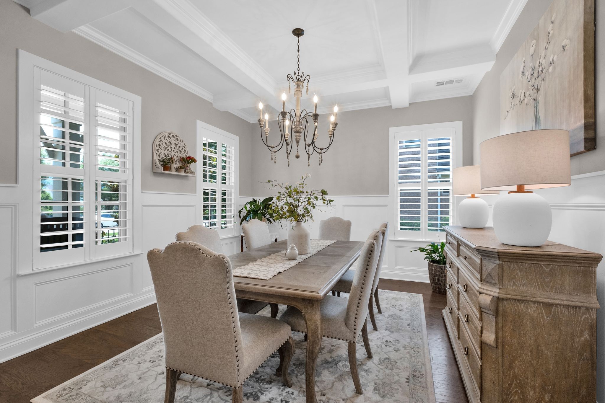 2505 Upper Hollow Road Thompson's Station, TN 37179 - Photo 10 of 52 a view of a dining room with furniture window and wooden floor