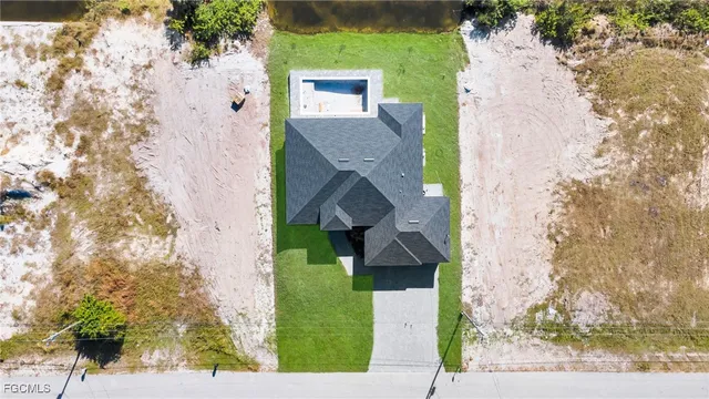 a view of a lake with outdoor space