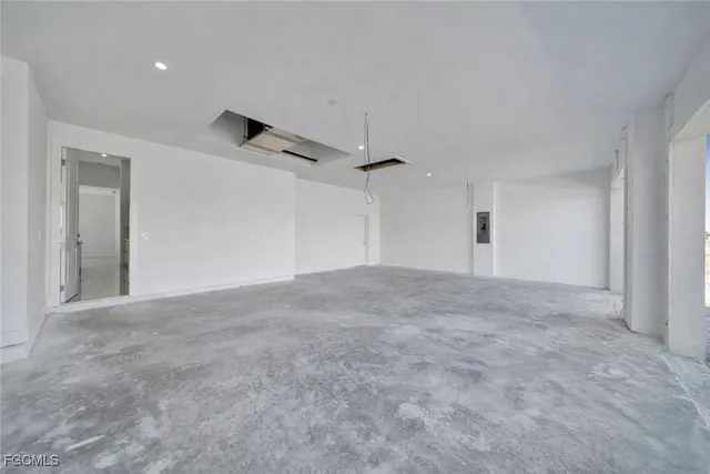 a view of empty room