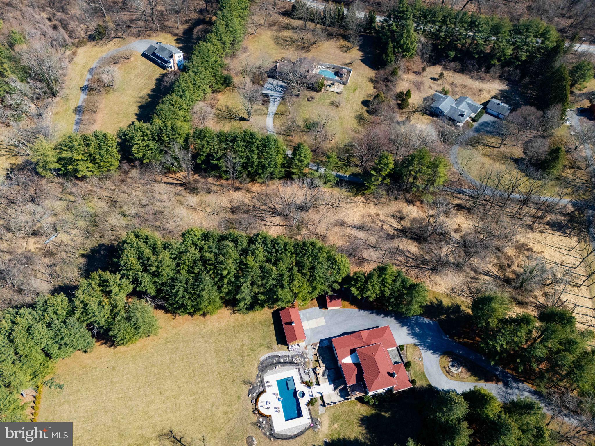 6031 Glen Arm Road East Glen Arm, MD 21057 - Photo 9 of 18 an aerial view of a house with a yard