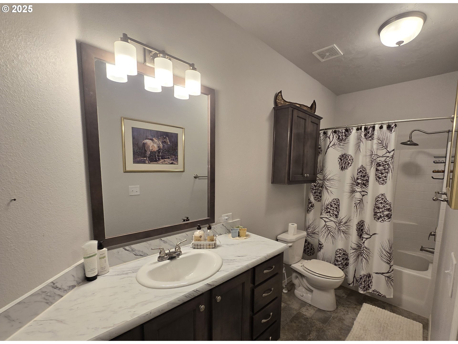 125220 Cappy Court Crescent Lake, OR 97733 - Photo 21 of 34 a bathroom with a sink toilet and shower