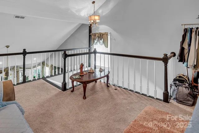 a view of entryway with livingroom