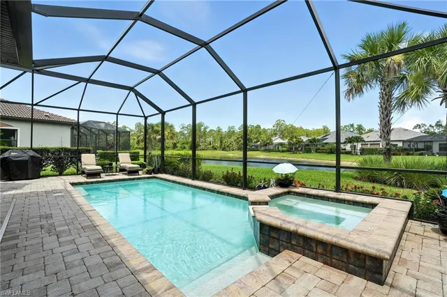 a view of outdoor space yard swimming pool and patio