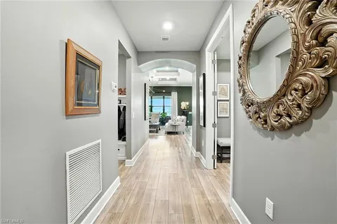 wooden floor in a gallery