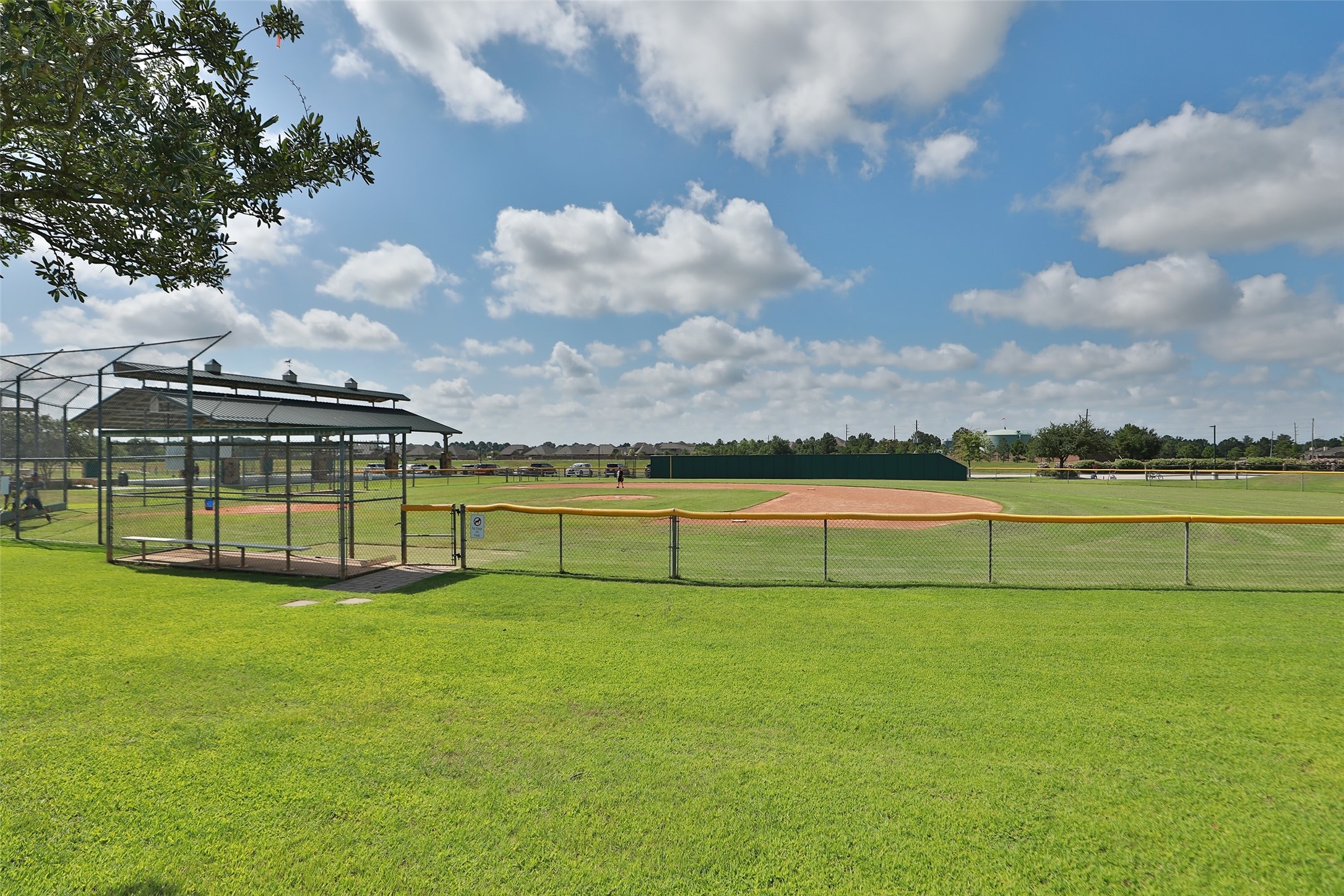 9406 Lochflora Drive Spring, TX 77379 - Photo 47 of 49 a view of a lake with a big yard
