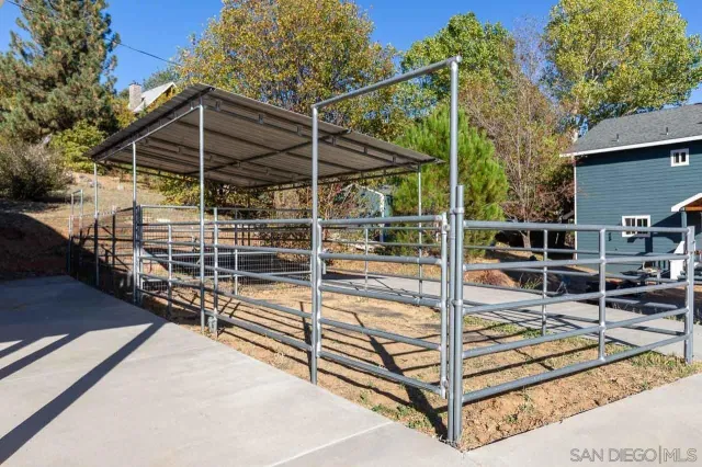 a view of outdoor space and deck