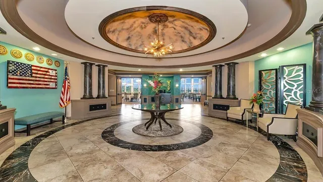 a dining room with lots of tables and chairs
