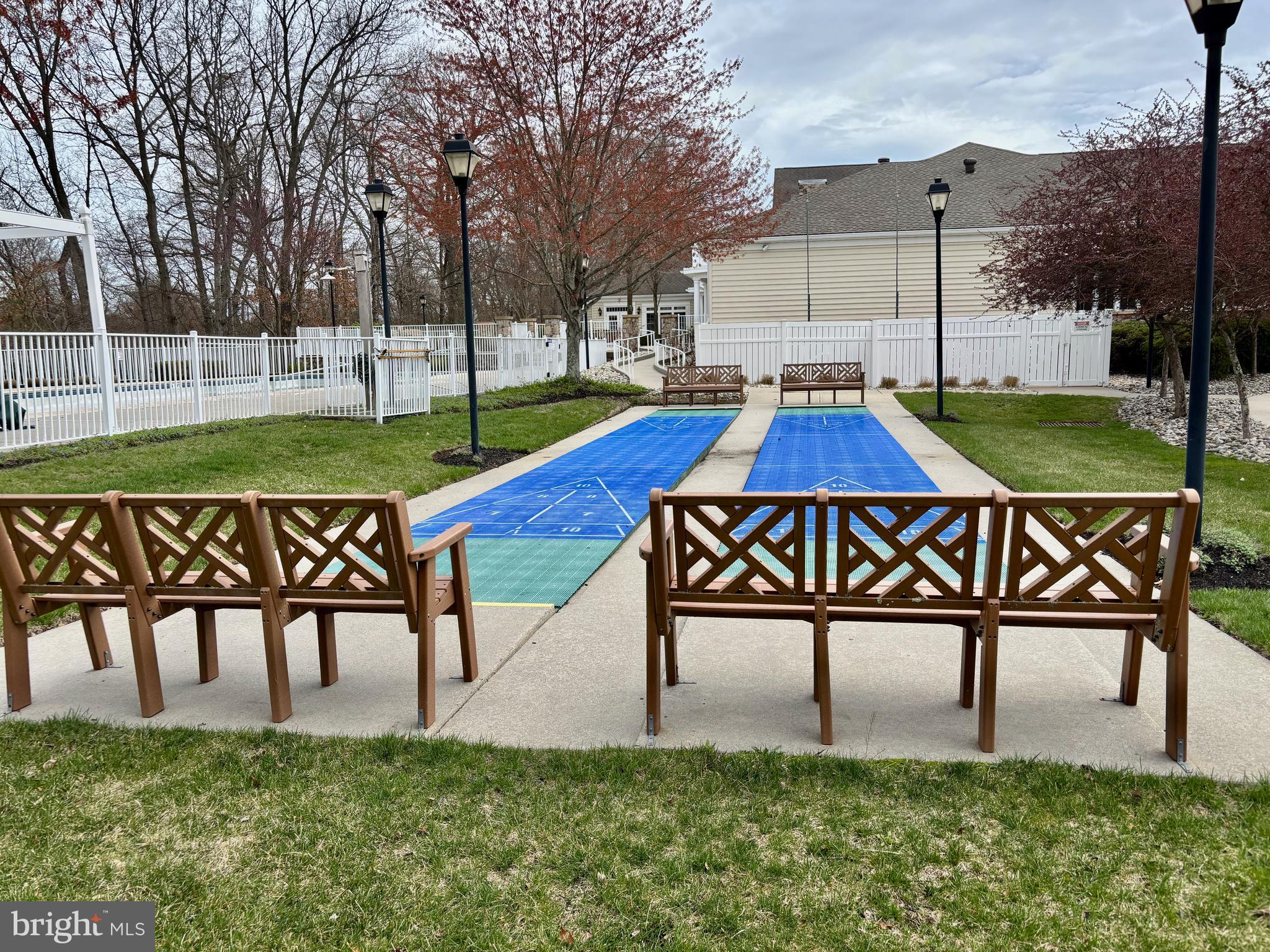 165 Einstein Way Cranbury, NJ 08512 - Photo 34 of 37 a view of outdoor space with seating and garden