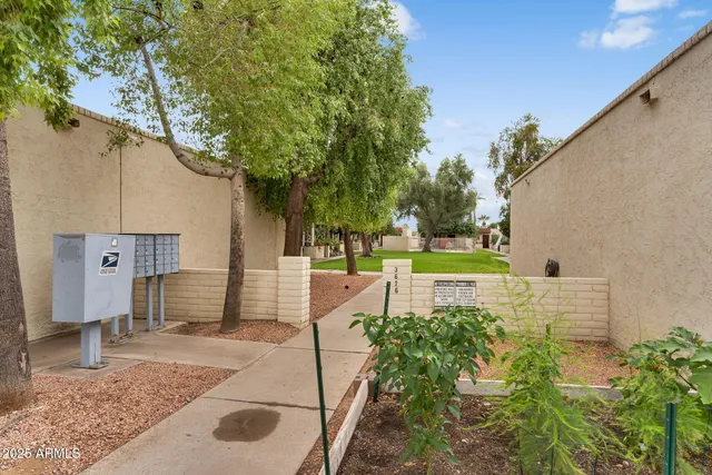 a view of a house with a garage