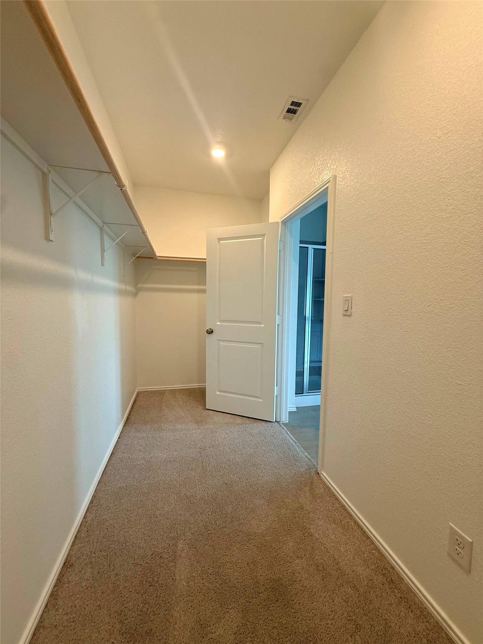 192 Rodney Boat Road Kyle, TX 78640 - Photo 22 of 40 A well-appointed walk-in closet offers abundant storage space with convenient built-in shelving.