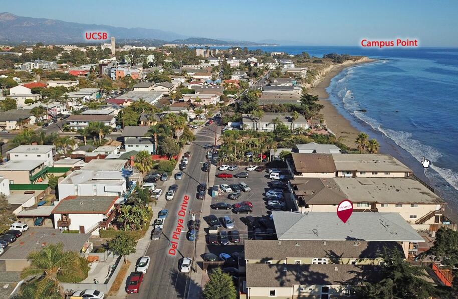 Undisclosed Address Isla Vista, CA 93117 - Photo 16 of 16 an aerial view of residential houses with outdoor space
