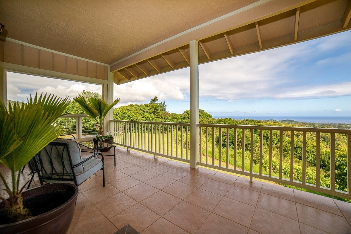 5495 A Puulima Road, Unit D Kalaheo, HI 96741 - Photo 7 of 24 a view of a balcony with furniture