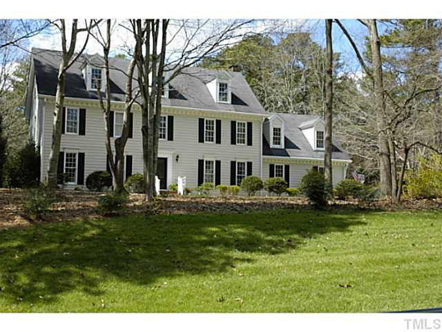 12613 Waterman Drive Raleigh, NC 27614 - Photo 1 of 25 Stately home set on sprawling lush lot in prestigious The Pointe at Falls Lake. Exterior Front
