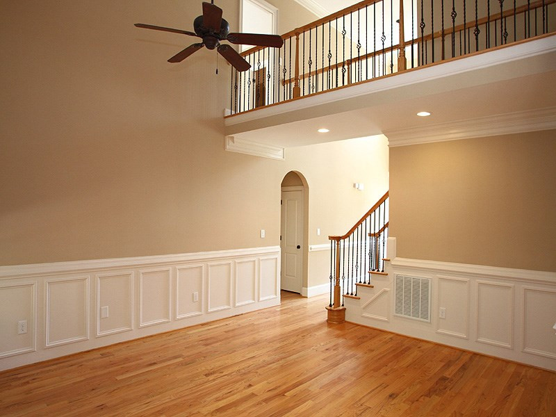 2317 Finley Ridge Lane Raleigh, NC 27615 - Photo 5 of 23 Reverse of Family Room towards Entry Shows Beautiful Catwalk Upstairs Living Room