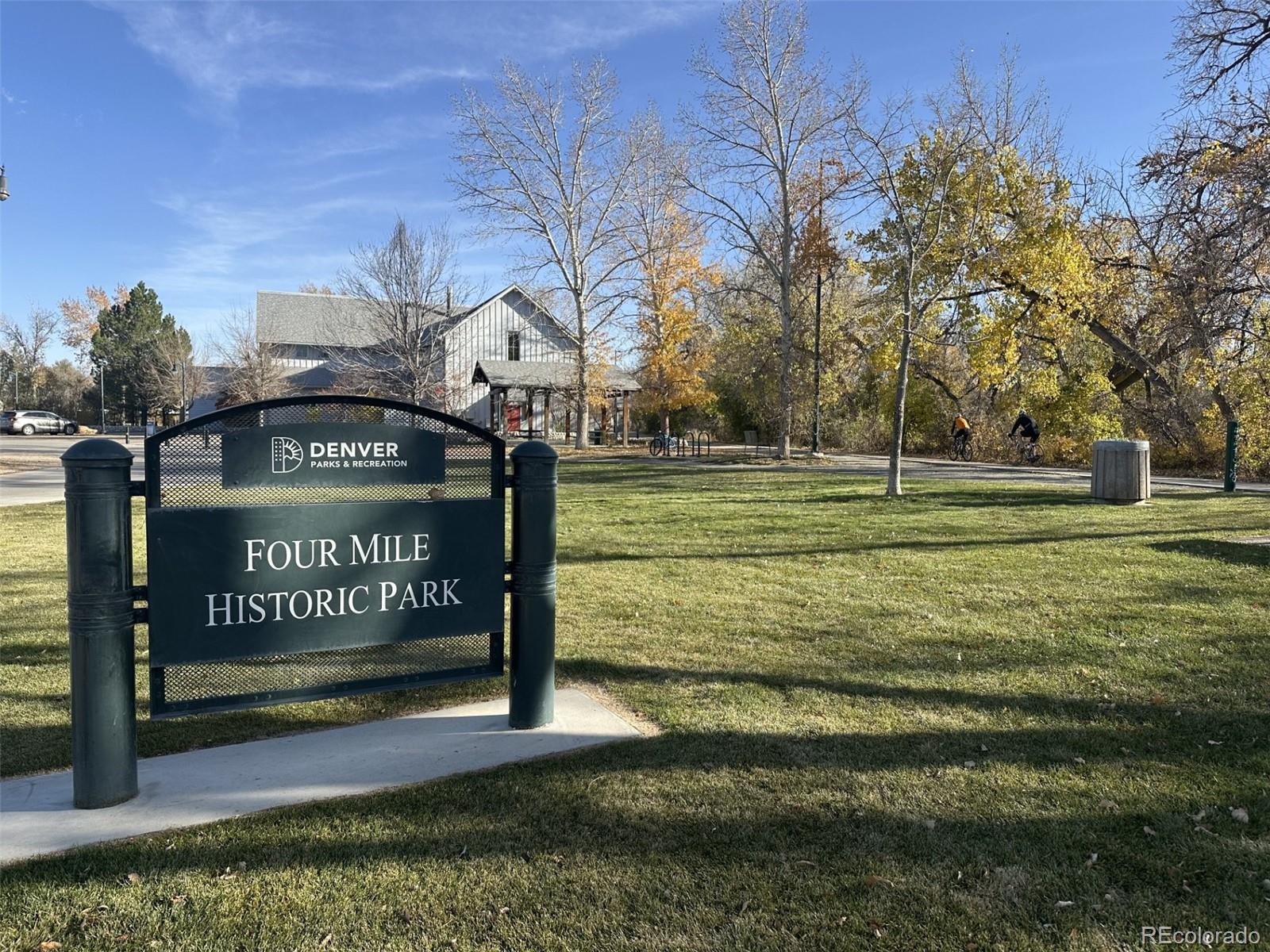 540 South Forest Street, Unit 206 Denver, CO 80246 - Photo 31 of 40 a view of a park with welcome board