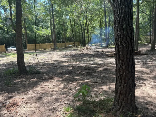 a view of outdoor space with trees