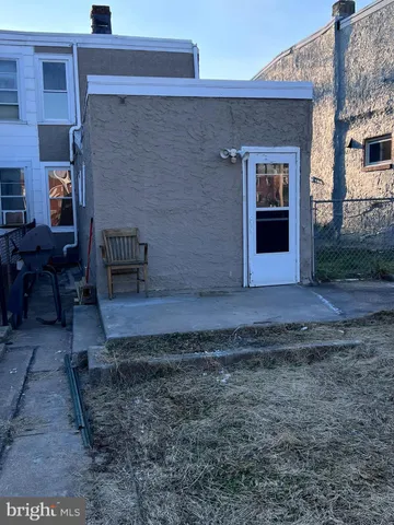 a view of front door of house