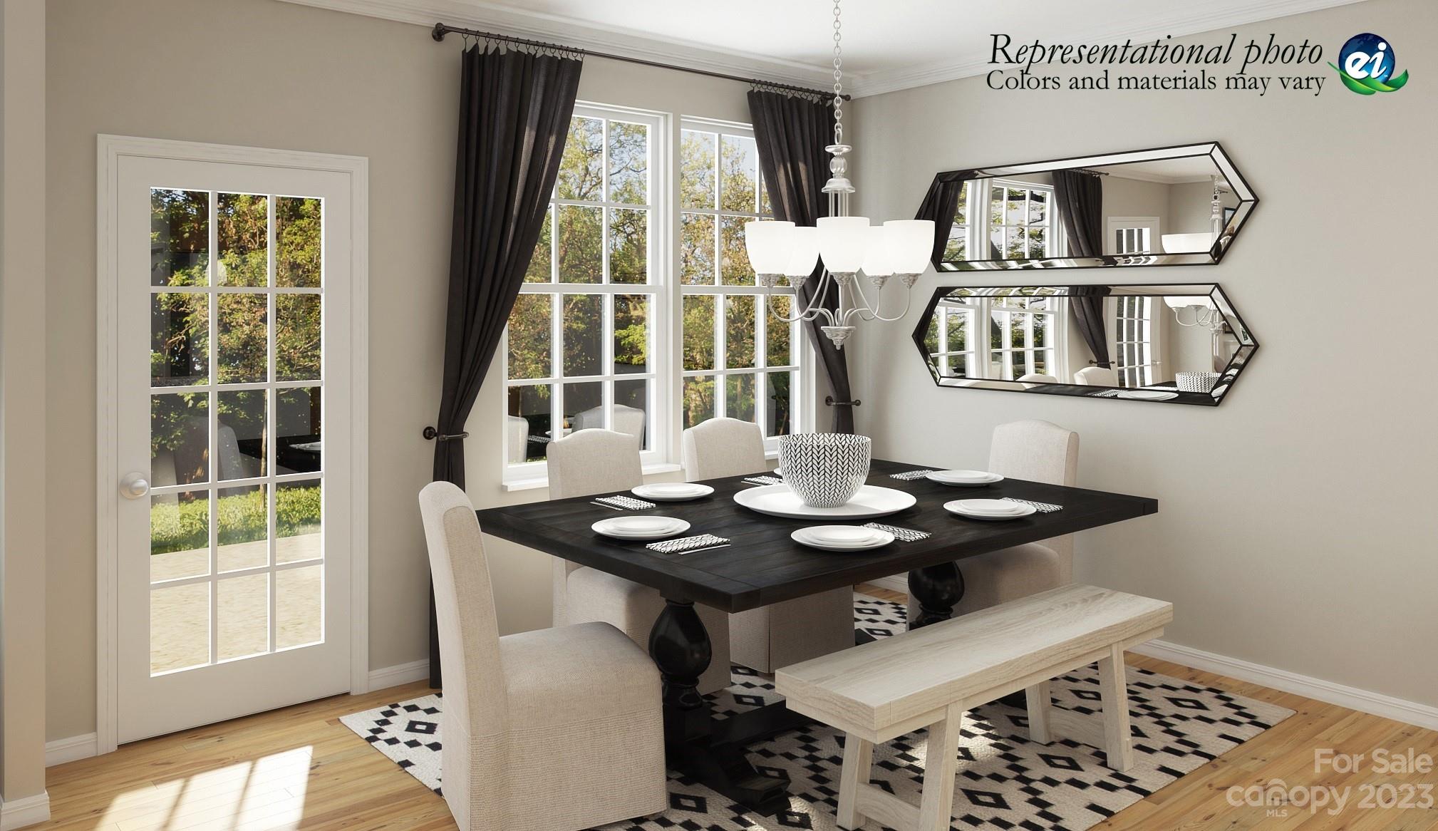 5836 Soft Shell Drive, Unit 286 Lancaster, SC 29720 - Photo 11 of 20 a view of a dining room with furniture and a window