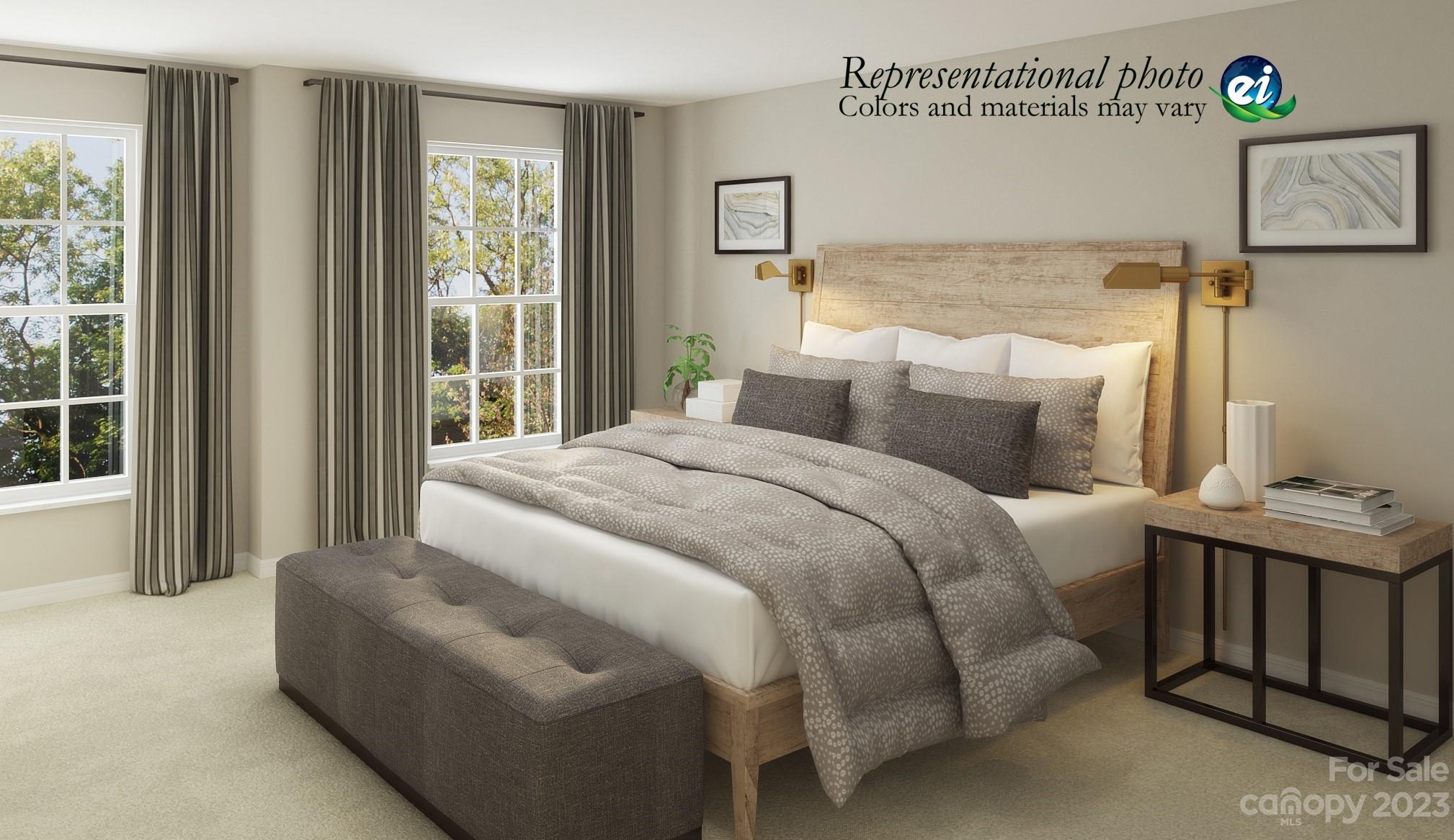 5836 Soft Shell Drive, Unit 286 Lancaster, SC 29720 - Photo 13 of 20 a bedroom with a bed and a window