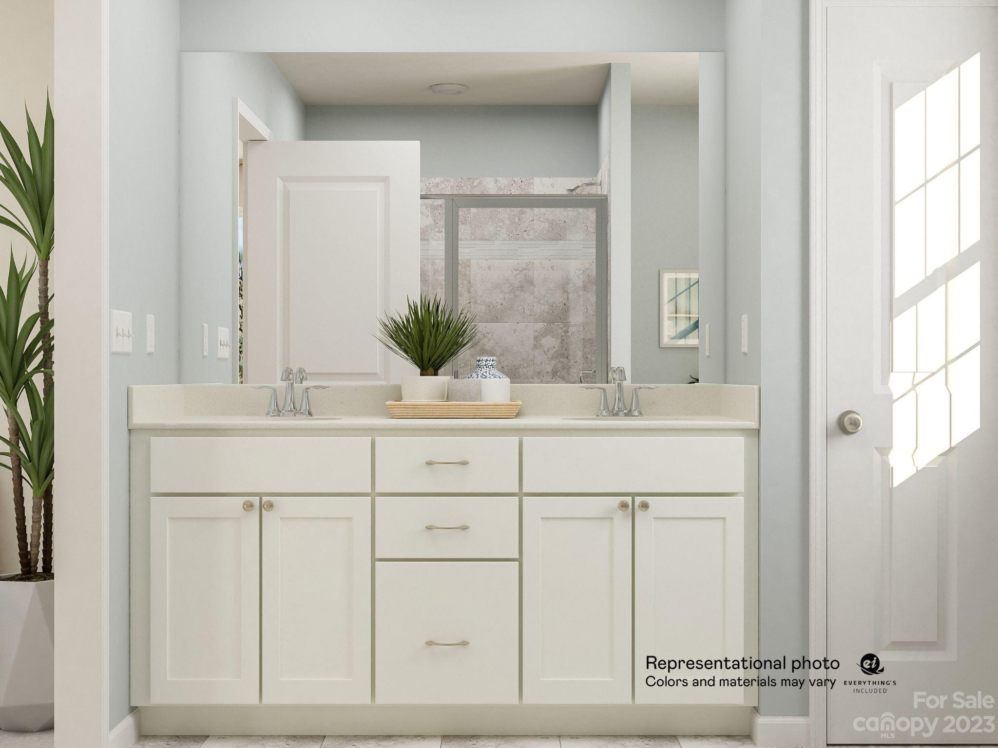 5836 Soft Shell Drive, Unit 286 Lancaster, SC 29720 - Photo 7 of 20 a bathroom with a sink and a mirror