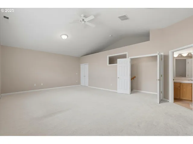 a view of an empty room