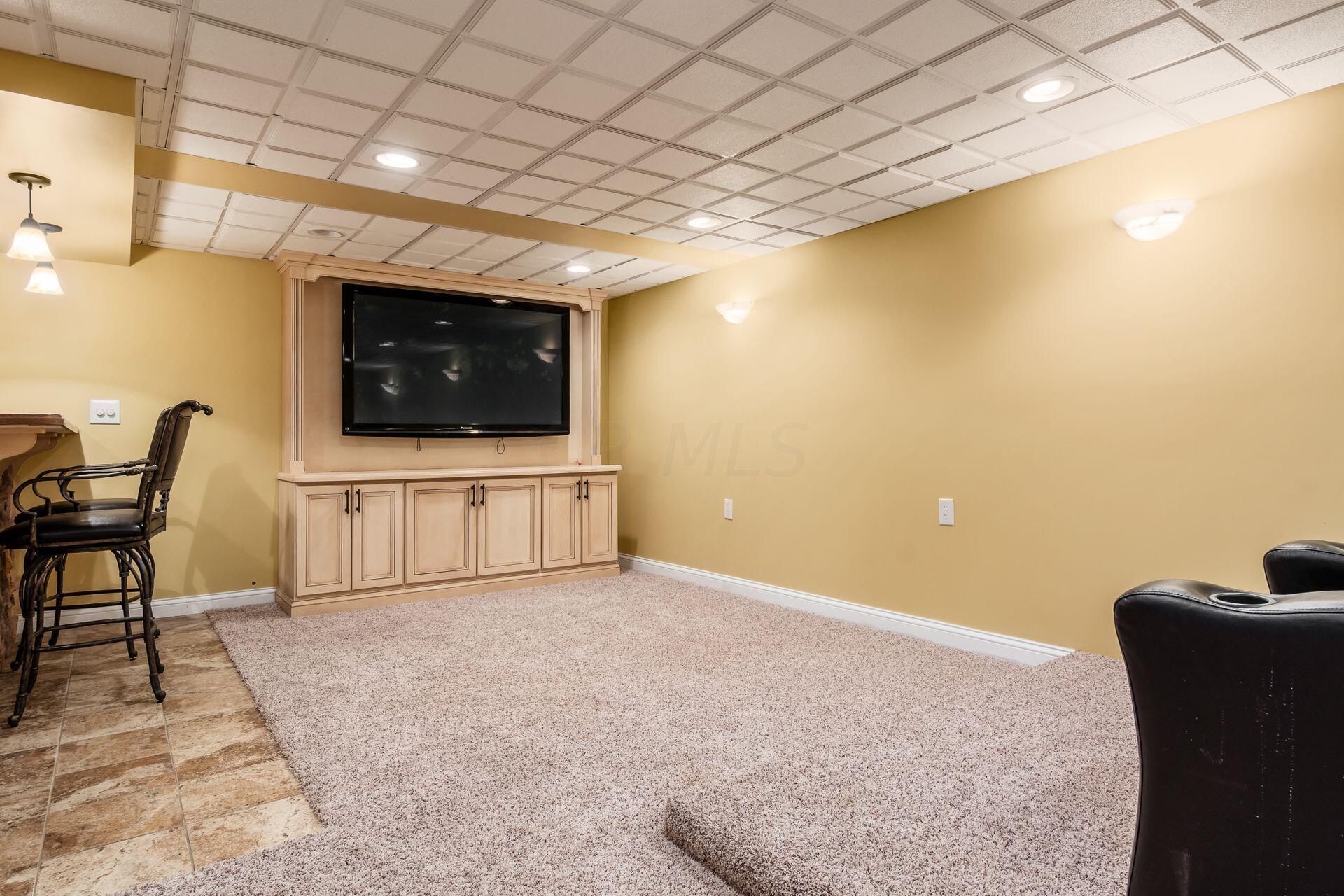 9083 Taylor Road Orient, OH 43146 - Photo 69 of 93 Lower Level Theatre Room