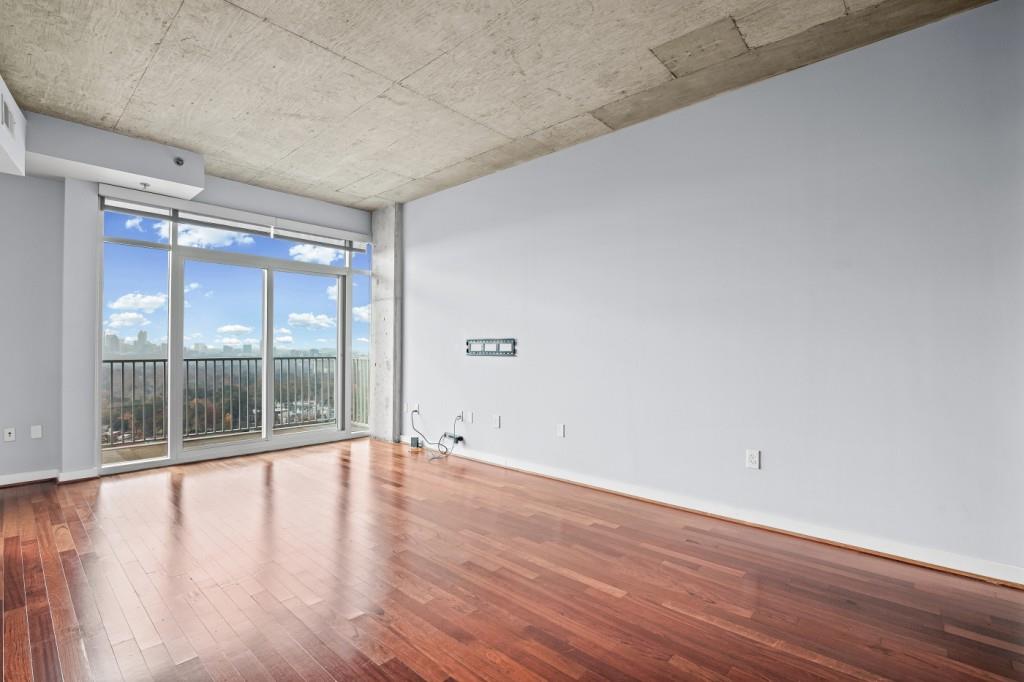 wooden floor in an empty room